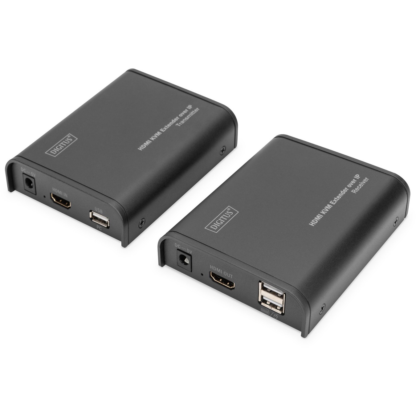 Digitus HDMI IP KVM-Extender Set - DS-55202 - FullHD 60Hz, 120m range — Buy in Cyprus with Fast Delivery