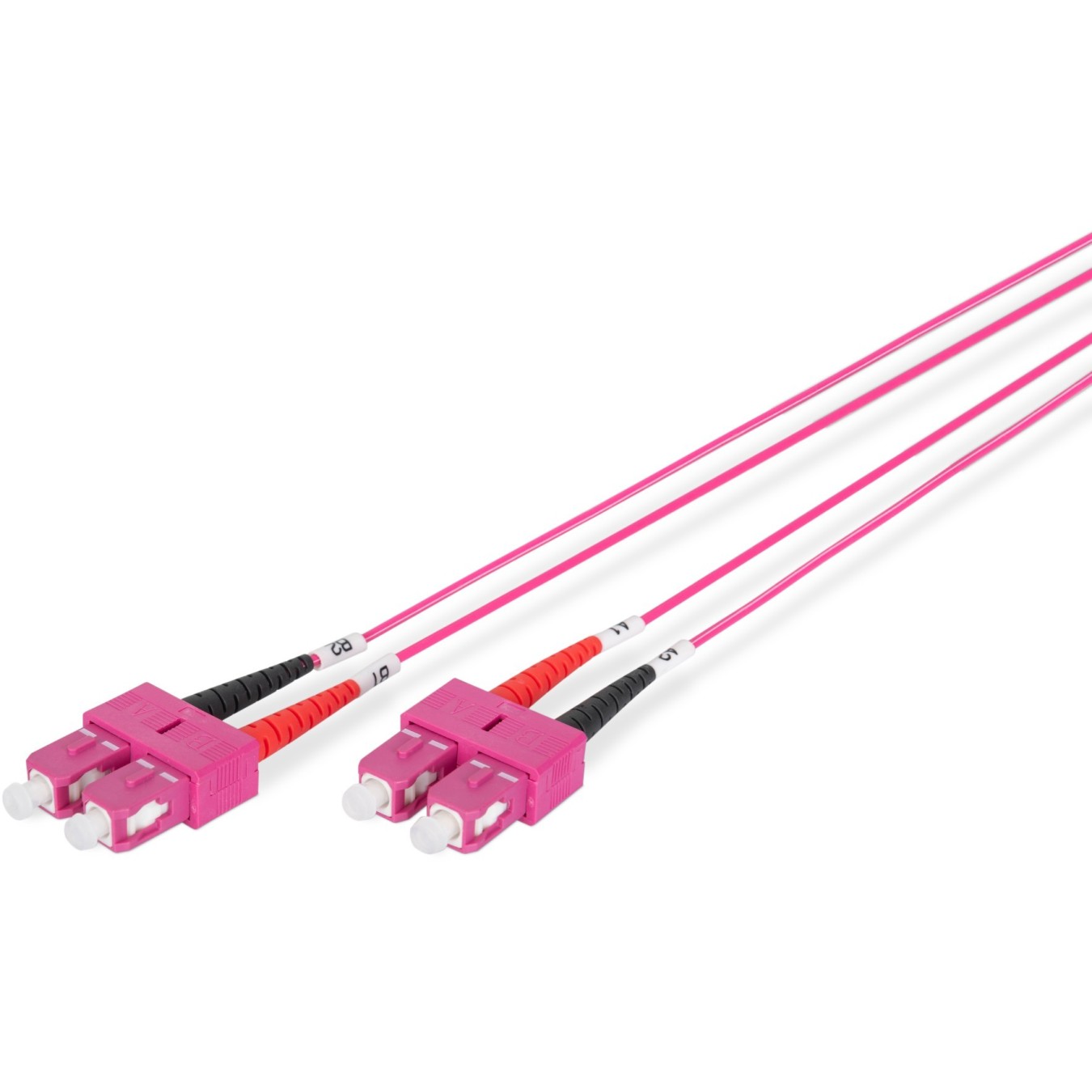 DIGITUS LWL Patch Cable SC to SC - 1 m, Violet, OM4 Multimode — Buy in Cyprus with Fast Delivery