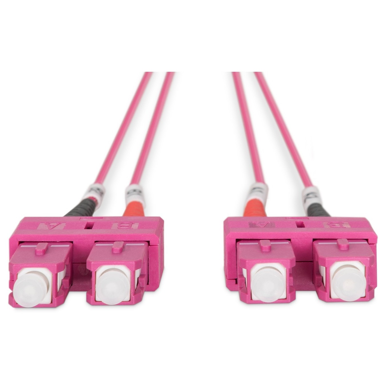 DIGITUS LWL Patch Cable SC to SC - 1 m, Violet, OM4 Multimode — Buy in Cyprus with Fast Delivery