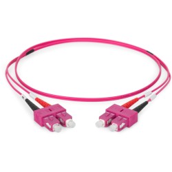 Buy DIGITUS LWL Patch Cable SC to SC - 1 m, Violet, OM4 Multimode in Cyprus, Nicosia, Limassol, Larnaka, Pafos