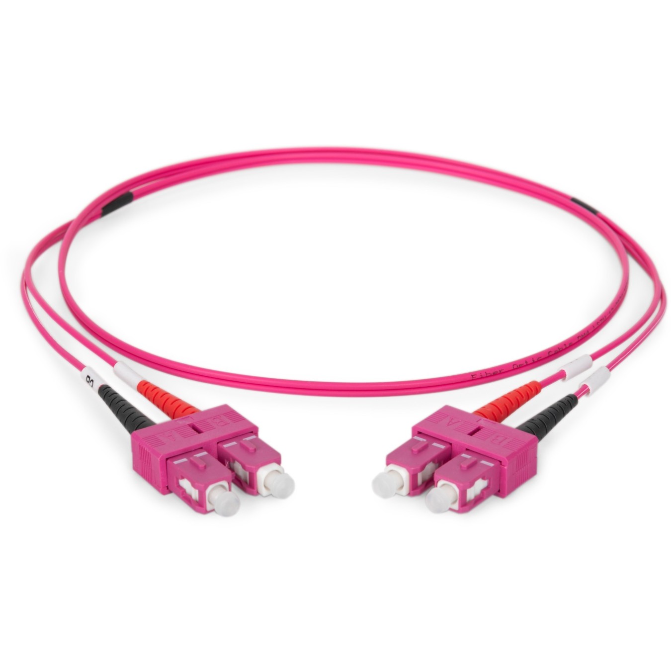 DIGITUS LWL Patch Cable SC to SC - 1 m, Violet, OM4 Multimode — Buy in Cyprus with Fast Delivery