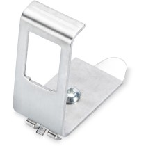 DIGITUS DIN Rail Adapter for 1 Keystone Module - Characteristics (Color: Silver, Material: Metal)