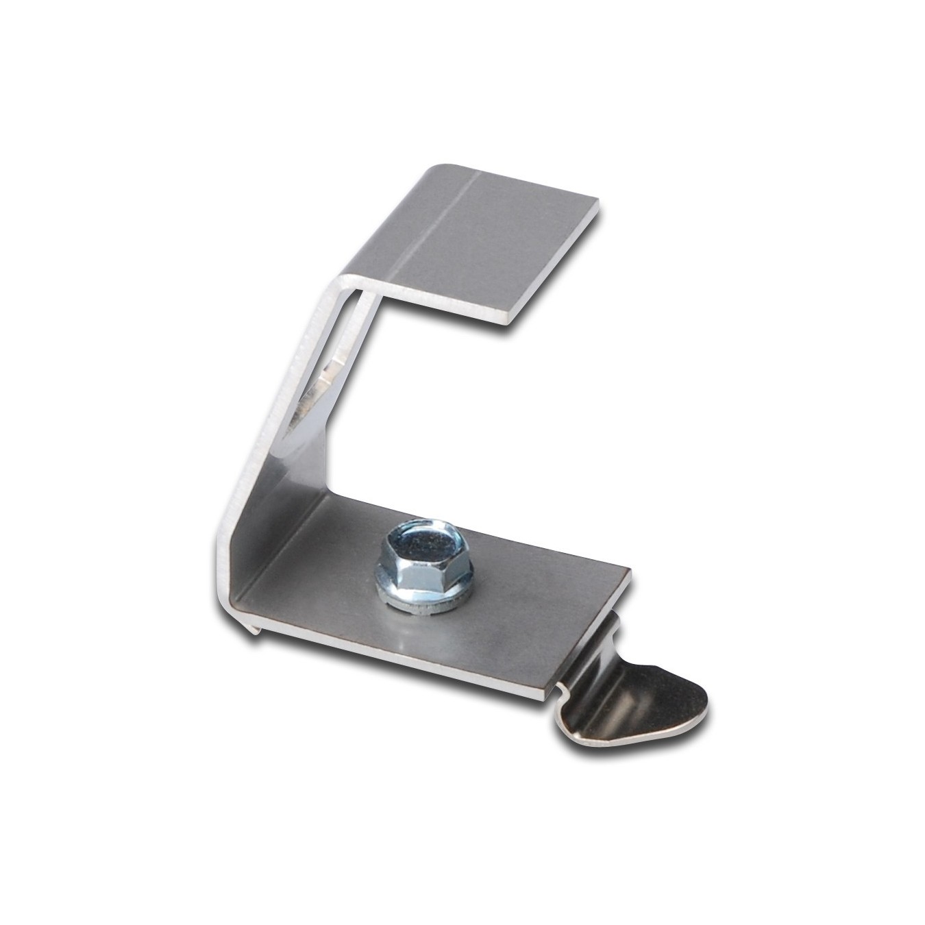 DIGITUS DIN Rail Adapter for 1 Keystone Module - Characteristics (Color: Silver, Material: Metal)