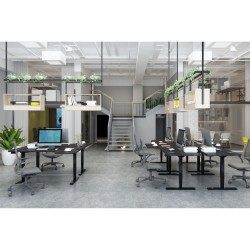 Buy Digitus Electric Height-Adjustable Desk Frame - Black (Dual Motor, 3-Stage, ... in Cyprus, Nicosia, Limassol, Larnaka, Pafos