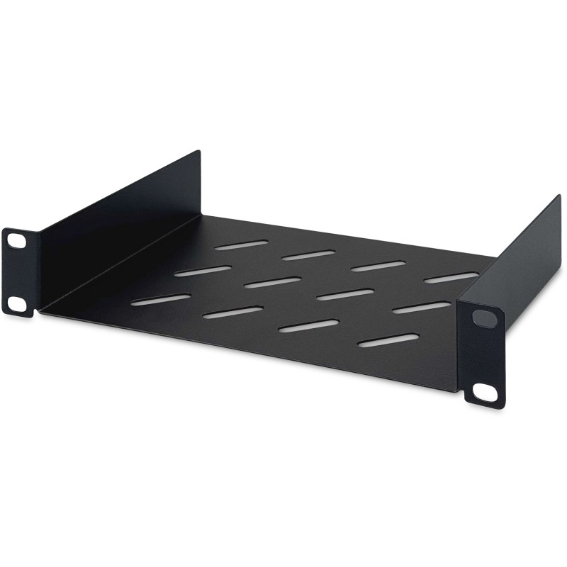 Buy DIGITUS 1U Rack Shelf - Black - 254 mm Deep in Cyprus, Nicosia, Limassol, Larnaka, Pafos