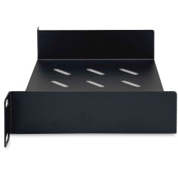 Buy DIGITUS 1U Rack Shelf - Black - 254 mm Deep in Cyprus, Nicosia, Limassol, Larnaka, Pafos