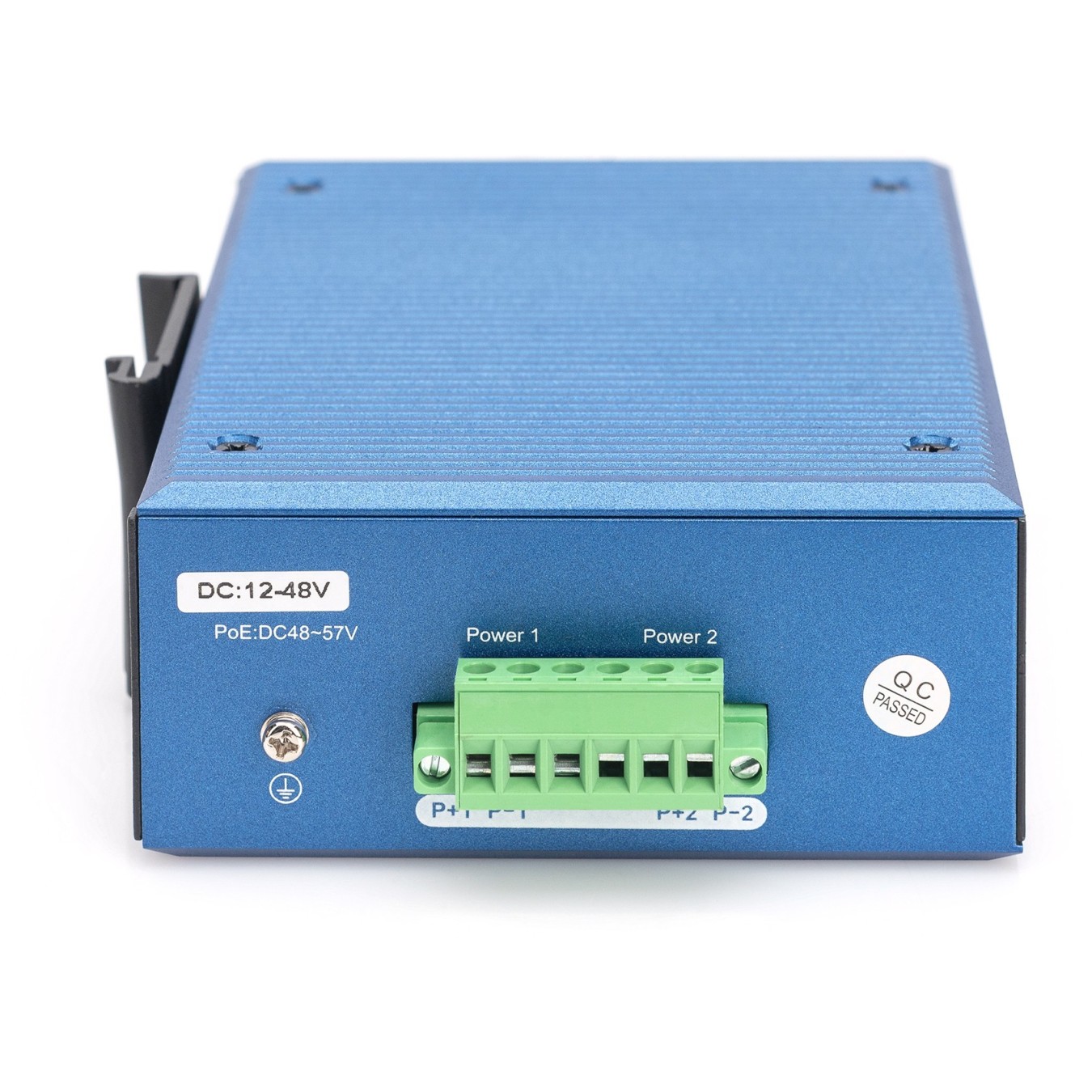 Digitus 4+2P Industrial Gigabit Ethernet Switch L2 Managed - 4+2P - (Black, Metal, 12-48 VDC, 6 ports)