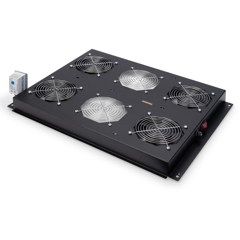 Buy DIGITUS Roof Fan Unit - Unique 4 Fans - Black - Rack Cabinet Cooling Module in Cyprus, Nicosia, Limassol, Larnaka, Pafos