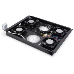 Buy DIGITUS Roof Fan Unit - Unique 4 Fans - Black - Rack Cabinet Cooling Module in Cyprus, Nicosia, Limassol, Larnaka, Pafos