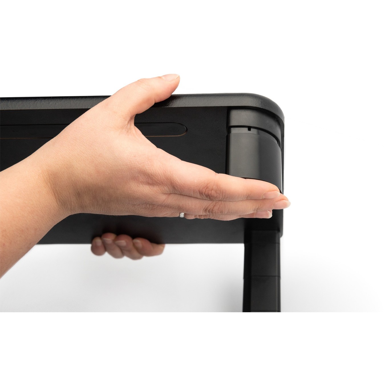 Digitus Height-Adjustable Monitor Riser - Black — Buy in Cyprus with Fast Delivery