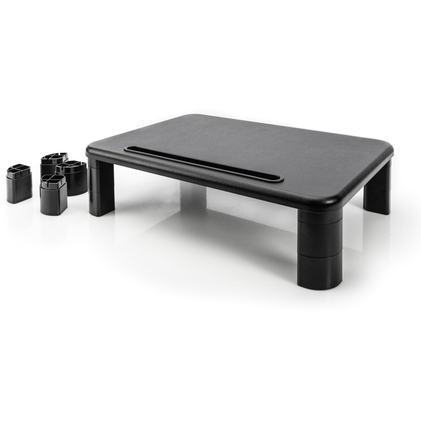 Digitus Height-Adjustable Monitor Riser - Black — Buy in Cyprus with Fast Delivery