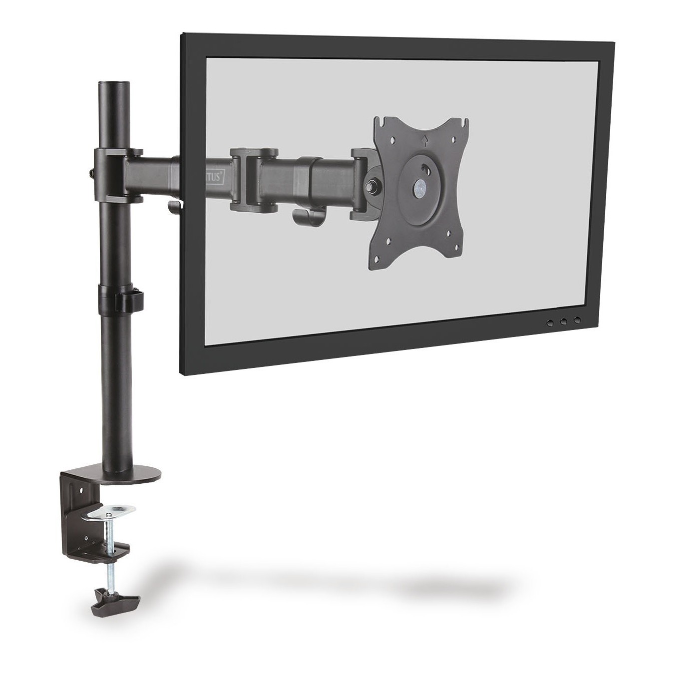 Desk Monitor Mount for 1 Monitor up to 69 cm (27 inch) - DA-90361 - Black, Desk Clamp — Buy in Cyprus with Fast Delivery