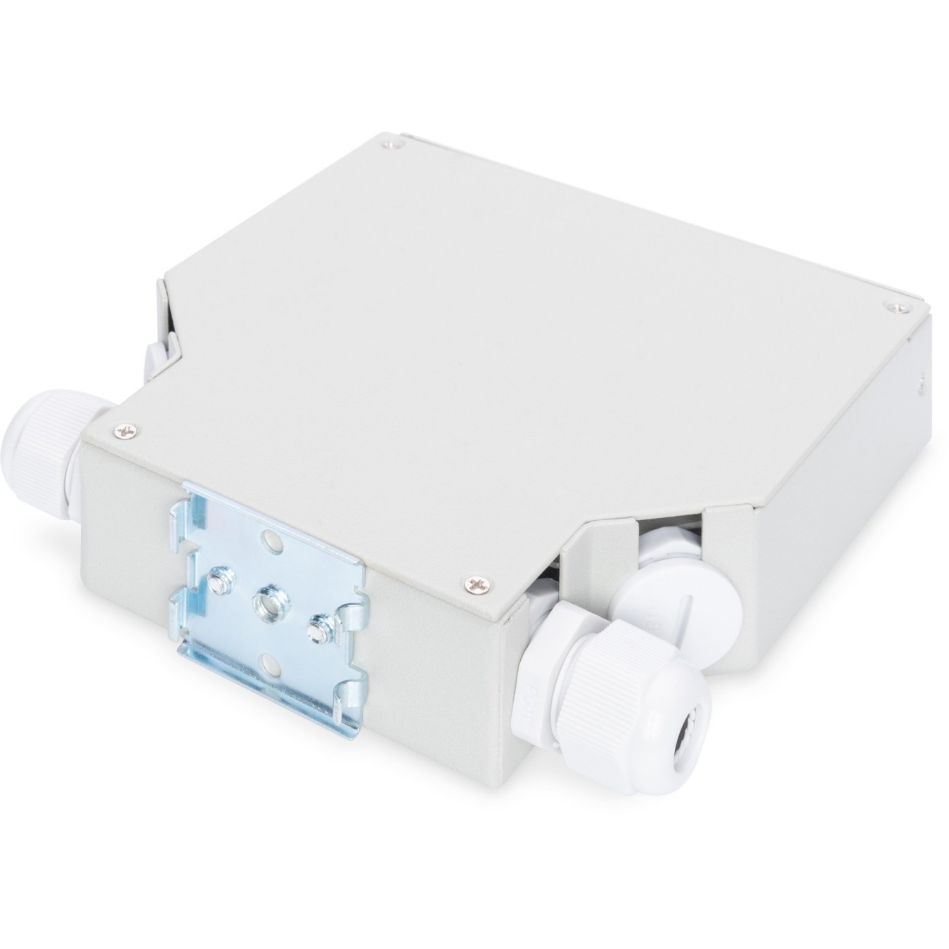 DIGITUS DIN Rail Splice Box for 8 LC/DX Couplers - White — Buy in Cyprus with Fast Delivery