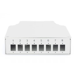 Buy DIGITUS DIN Rail Splice Box for 8 LC/DX Couplers - White in Cyprus, Nicosia, Limassol, Larnaka, Pafos