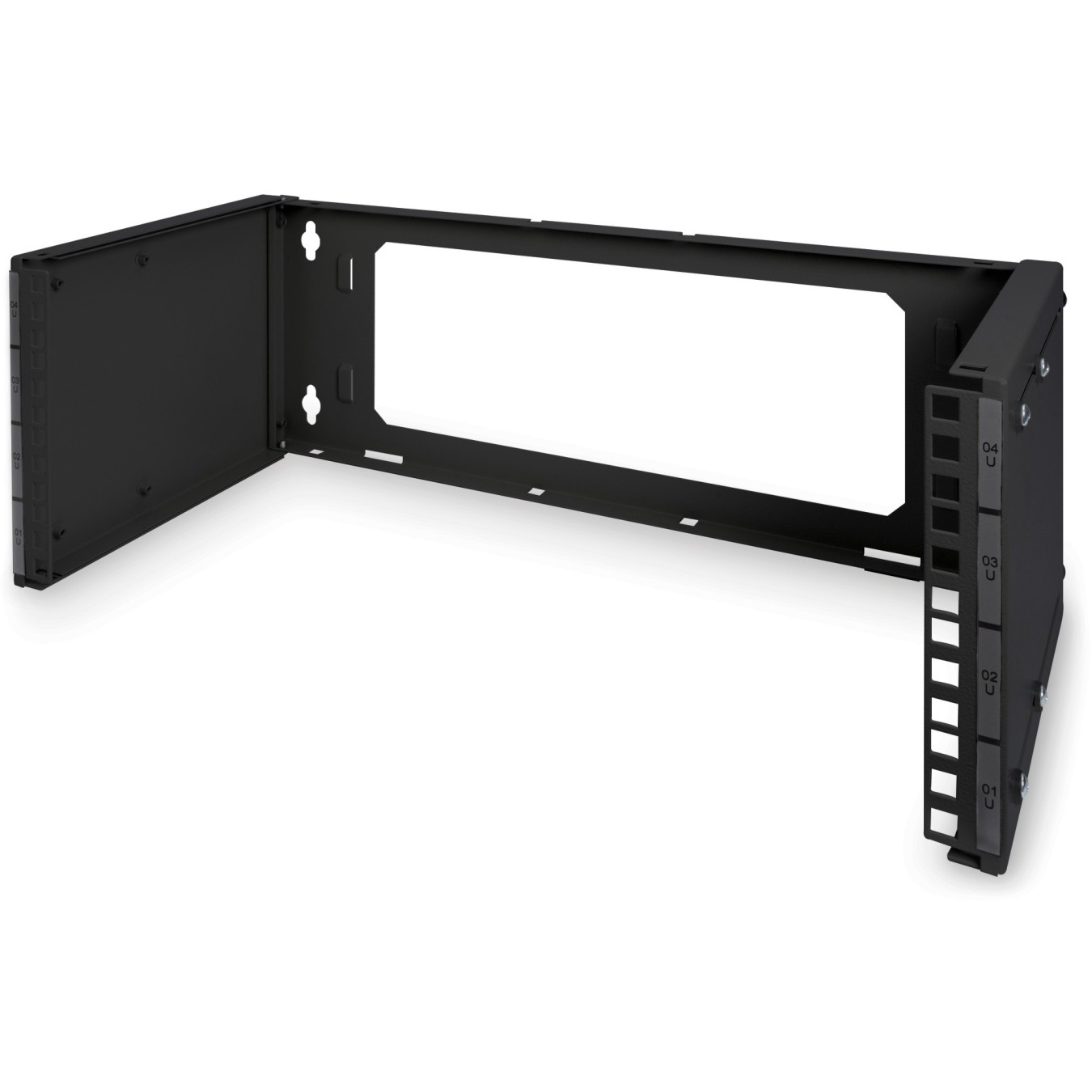 DIGITUS Wall Mount Patch Rack 19" 4U - Black — Buy in Cyprus with Fast Delivery