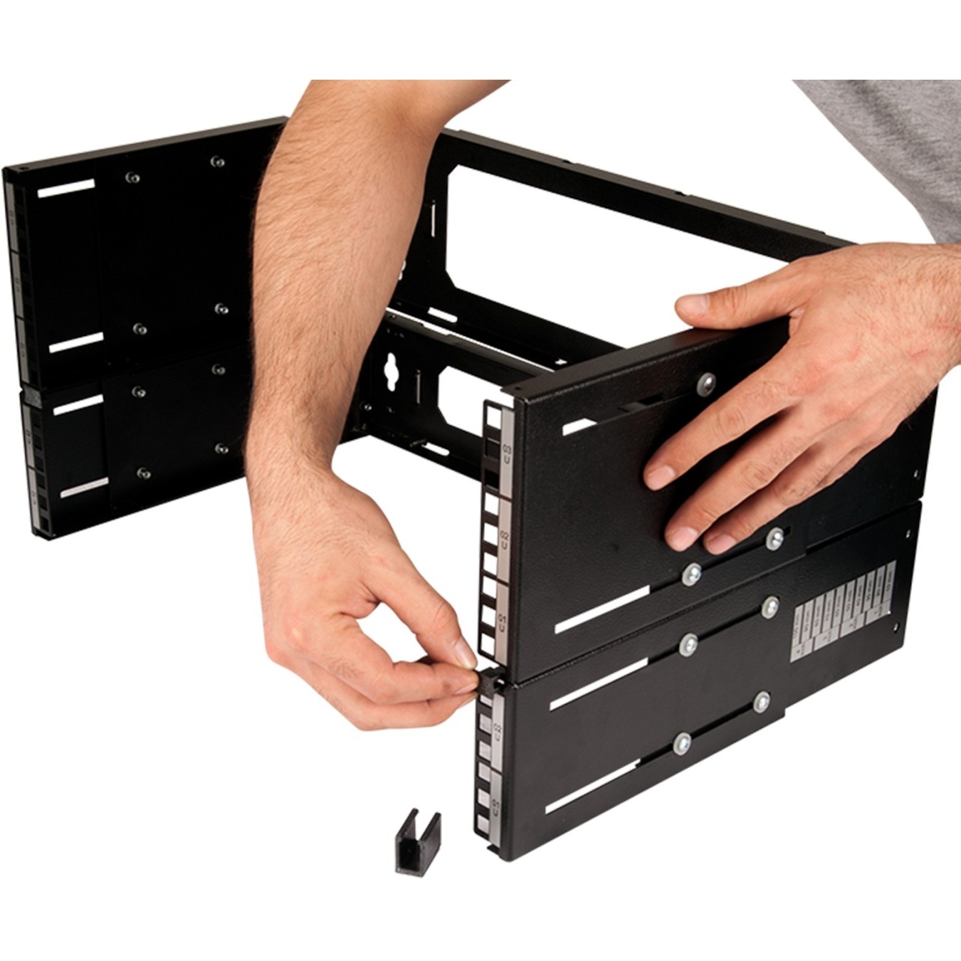 DIGITUS Wall Mount Patch Rack 19" 4U - Black — Buy in Cyprus with Fast Delivery