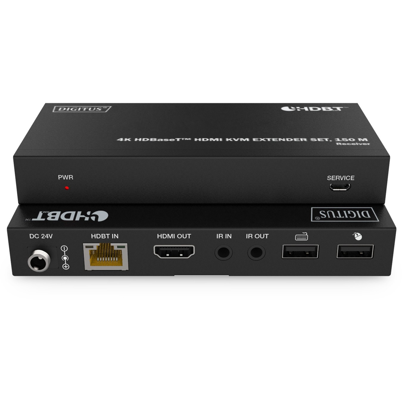 DIGITUS 4K HDBaseT HDMI KVM Extender Set USB 1.1 150m - 4K HDBaseT KVM Extender — Buy in Cyprus with Fast Delivery