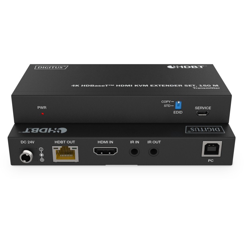 Buy DIGITUS 4K HDBaseT HDMI KVM Extender Set USB 1.1 150m - 4K HDBaseT KVM Extender in Cyprus, Nicosia, Limassol, Larnaka, Pafos