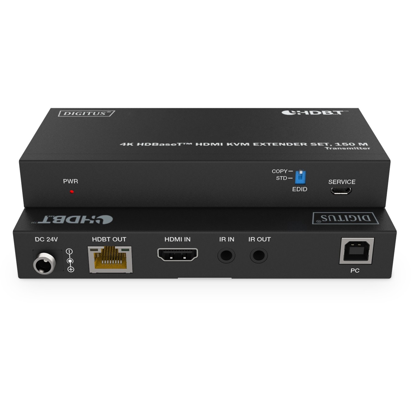 DIGITUS 4K HDBaseT HDMI KVM Extender Set USB 1.1 150m - 4K HDBaseT KVM Extender — Buy in Cyprus with Fast Delivery