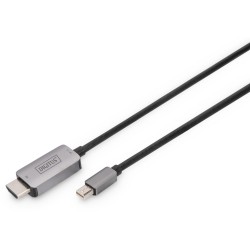 Buy DIGITUS DisplayPort to HDMI Mini DP Cable 8K 1 m - Black, Male/Male in Cyprus, Nicosia, Limassol, Larnaka, Pafos