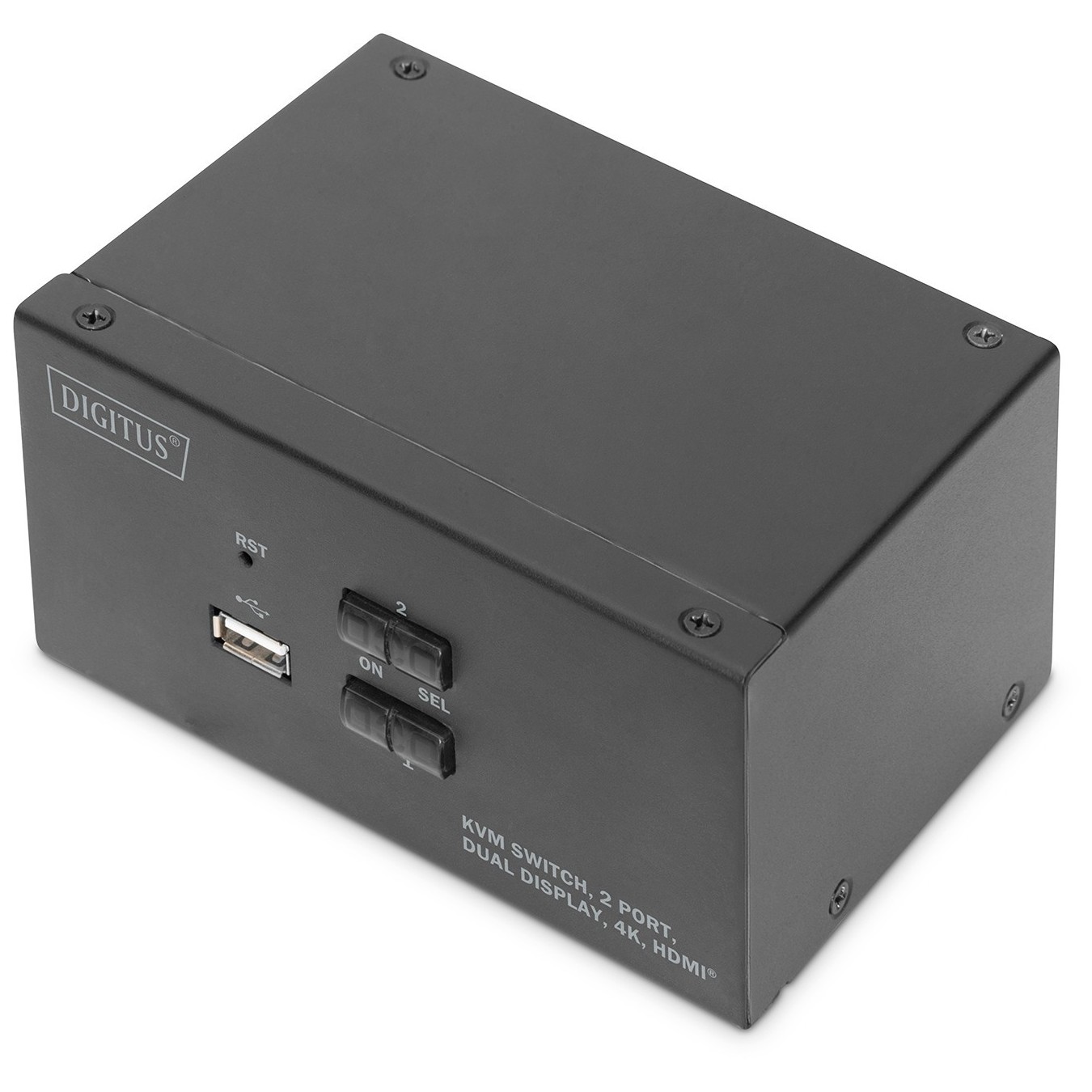 DIGITUS DS-12860 KVM-Switch 2-Port - DS-12860 - USB KVM switch — Buy in Cyprus with Fast Delivery