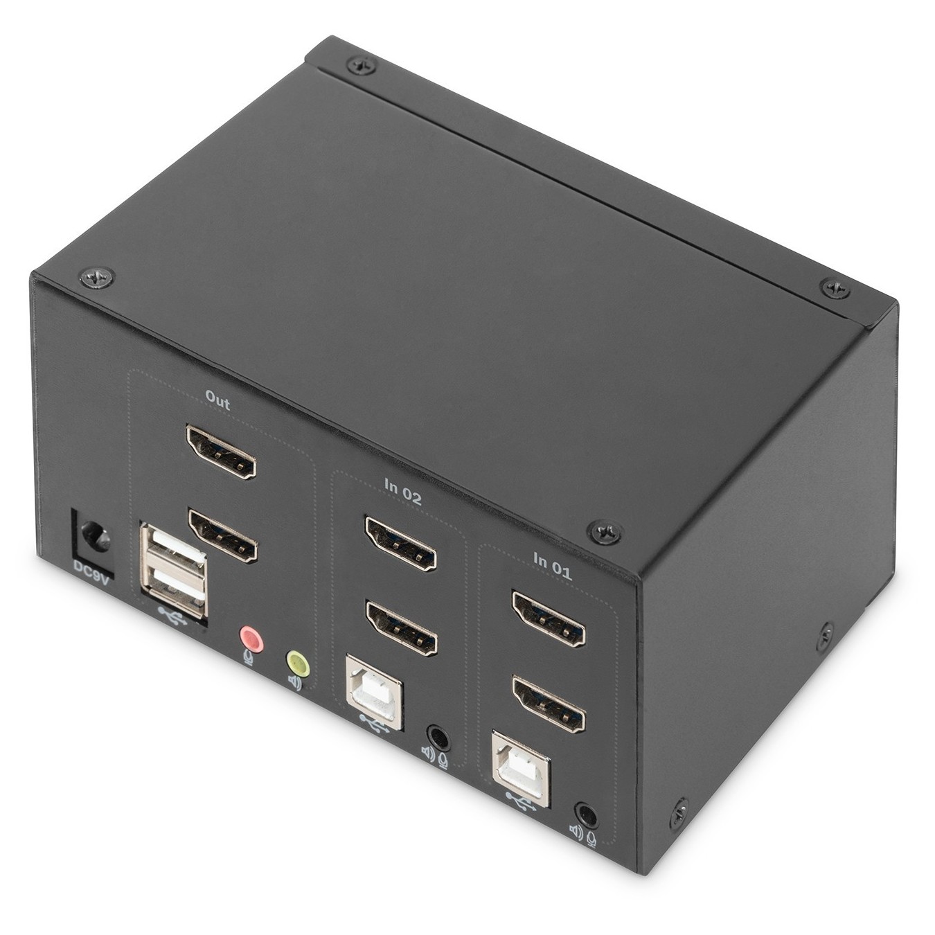 DIGITUS DS-12860 KVM-Switch 2-Port - DS-12860 - USB KVM switch — Buy in Cyprus with Fast Delivery