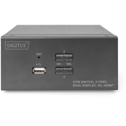 Buy DIGITUS DS-12860 KVM-Switch 2-Port - DS-12860 - USB KVM switch in Cyprus, Nicosia, Limassol, Larnaka, Pafos