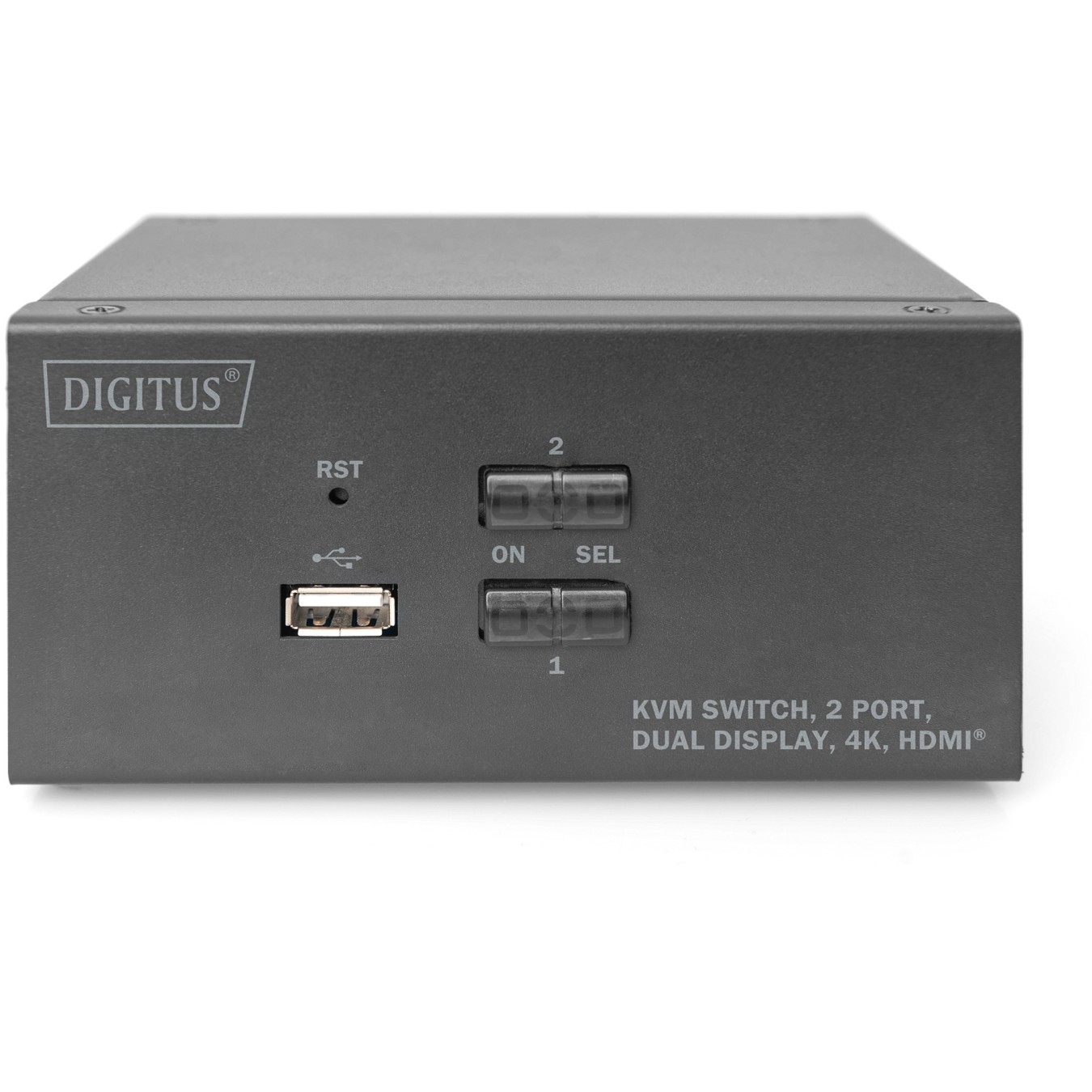 DIGITUS DS-12860 KVM-Switch 2-Port - DS-12860 - USB KVM switch — Buy in Cyprus with Fast Delivery