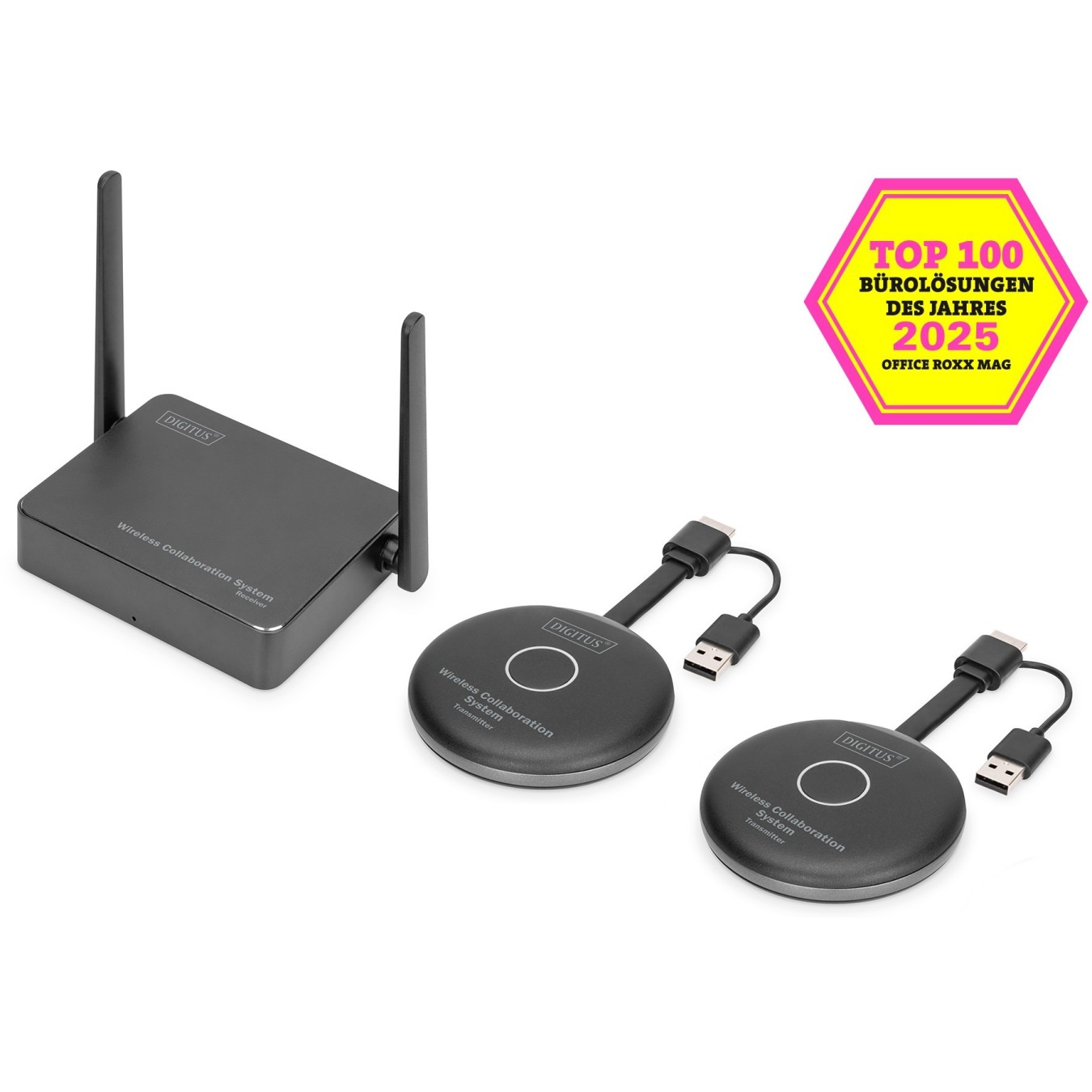 Digitus Click & Present Pro - Wireless Collaboration System for Meetings and Presentations — Buy in Cyprus with Fast Delivery