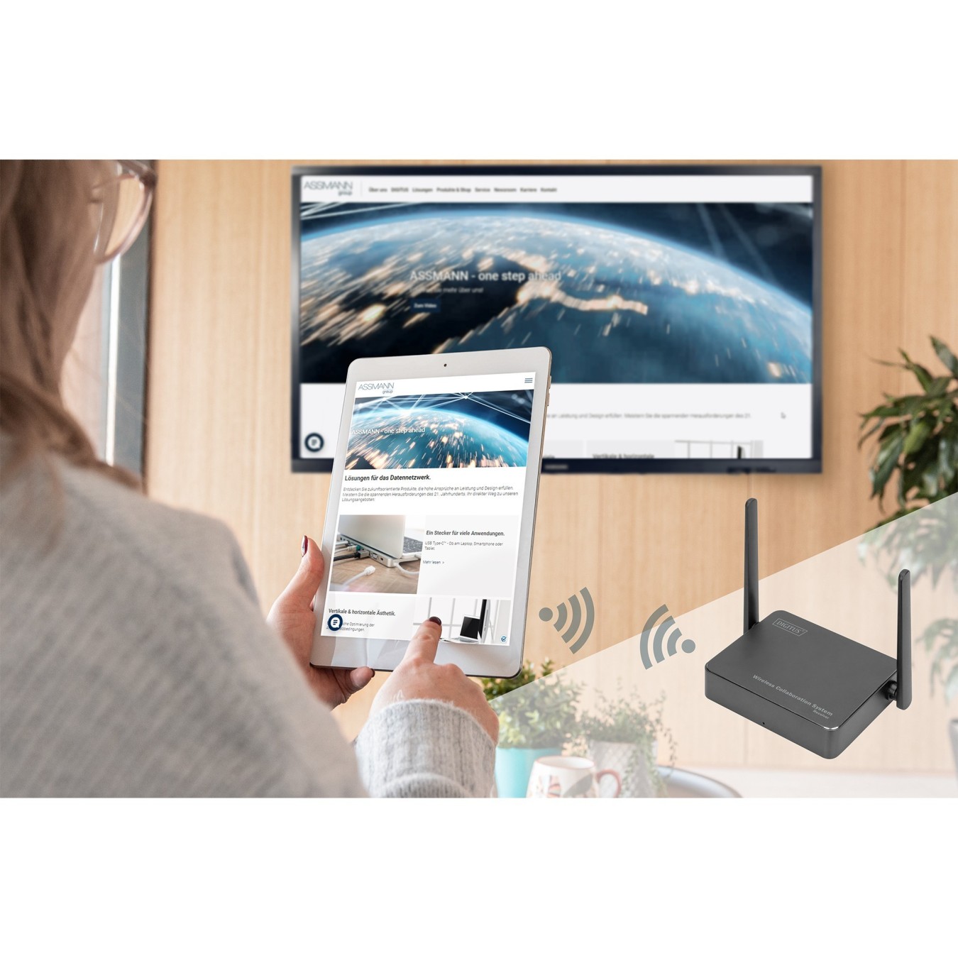 Digitus Click & Present Pro - Wireless Collaboration System for Meetings and Presentations — Buy in Cyprus with Fast Delivery