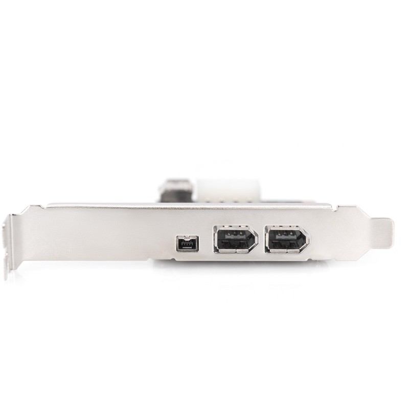 Buy DIGITUS PCIe FireWire 1394a Card - 2 External + 1 Internal Ports in Cyprus, Nicosia, Limassol, Larnaka, Pafos