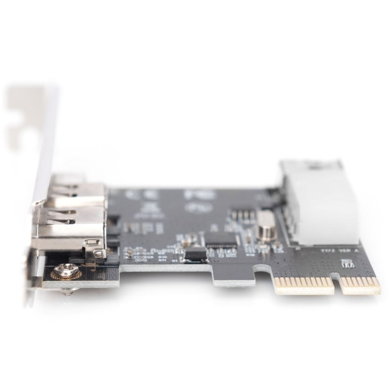 Buy DIGITUS PCIe FireWire 1394a Card - 2 External + 1 Internal Ports in Cyprus, Nicosia, Limassol, Larnaka, Pafos