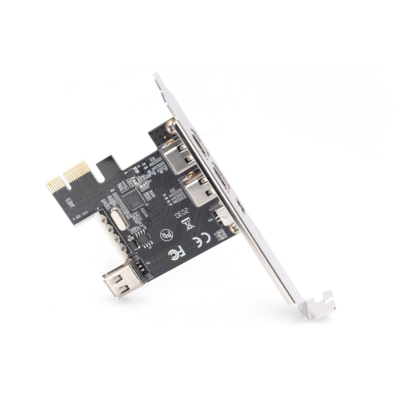 DIGITUS PCIe FireWire 1394a Card - 2 External + 1 Internal Ports — Buy in Cyprus with Fast Delivery