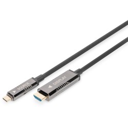 Buy DIGITUS 4K USB-C to HDMI AOC Adapter Cable - 20 m, Active Optical Cable in Cyprus, Nicosia, Limassol, Larnaka, Pafos