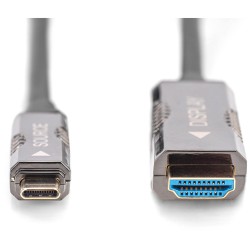 Buy DIGITUS 4K USB-C to HDMI AOC Adapter Cable - 20 m, Active Optical Cable in Cyprus, Nicosia, Limassol, Larnaka, Pafos