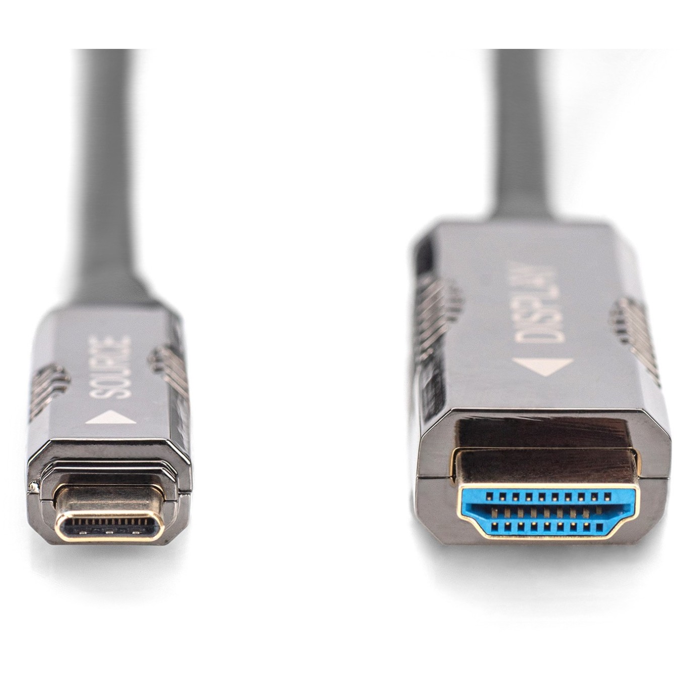 DIGITUS 4K USB-C to HDMI AOC Adapter Cable - 20 m, Active Optical Cable — Buy in Cyprus with Fast Delivery