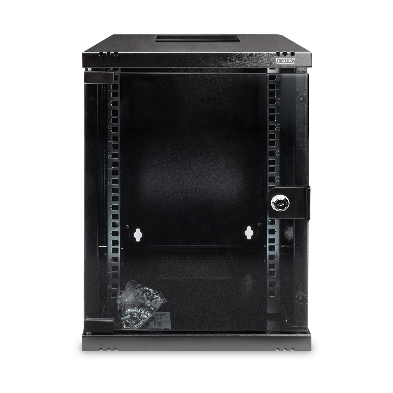 DIGITUS Wall-Mount Cabinet 9U - 312x300x464 mm - Black — Buy in Cyprus with Fast Delivery