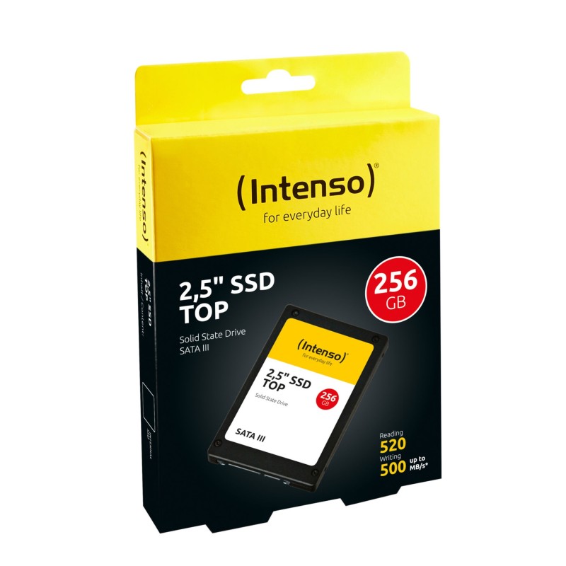 Buy Intenso SSD 256GB - Model 3812440 - SATA III 6Gb/s, 2.5 inch, MLC, Black in Cyprus, Nicosia, Limassol, Larnaka, Pafos