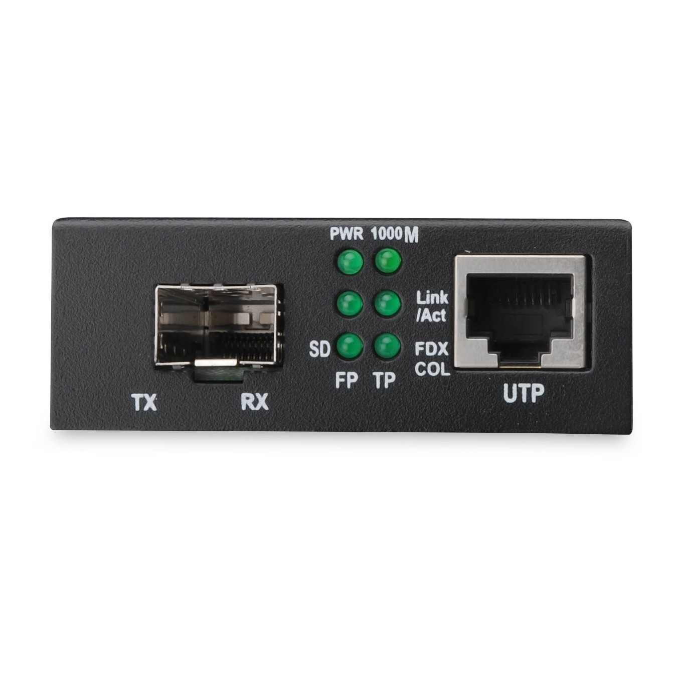DIGITUS Gigabit Media Converter RJ45 to SFP - Black - 1 Gbps, External Power — Buy in Cyprus with Fast Delivery
