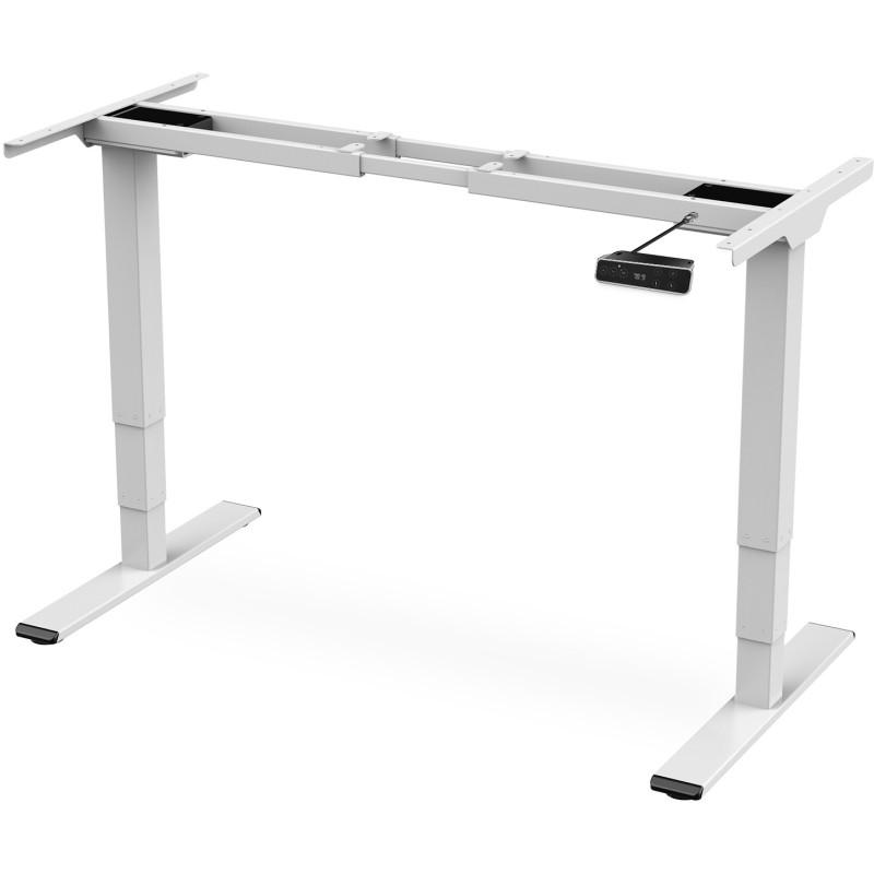 Buy Digitus Electric Height-Adjustable Table Frame - Dual Motor, 2 Legs, White in Cyprus, Nicosia, Limassol, Larnaka, Pafos