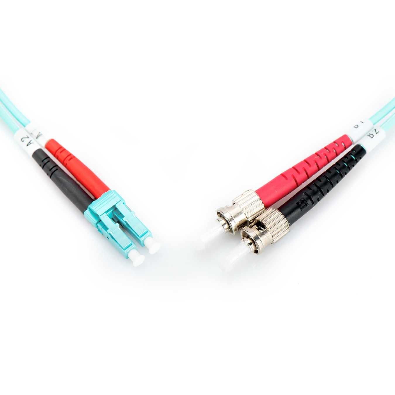 DIGITUS LWL Patchkabel LC to ST 10 m Multimode Duplex OM3 - Aqua — Buy in Cyprus with Fast Delivery