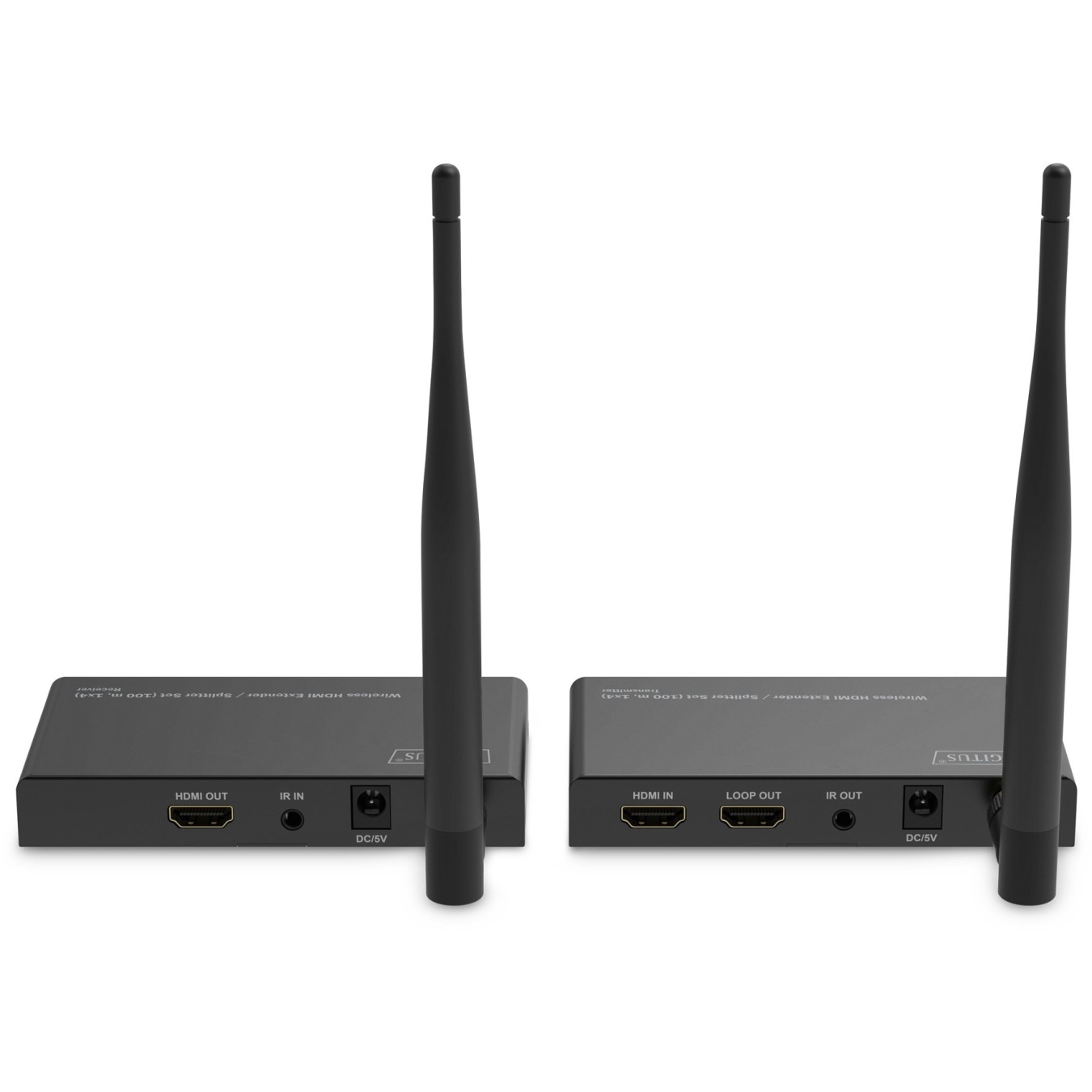 DIGITUS Wireless HDMI Extender Splitter Set 100m.1x4 - (1x4 outputs, Full HD) — Buy in Cyprus with Fast Delivery