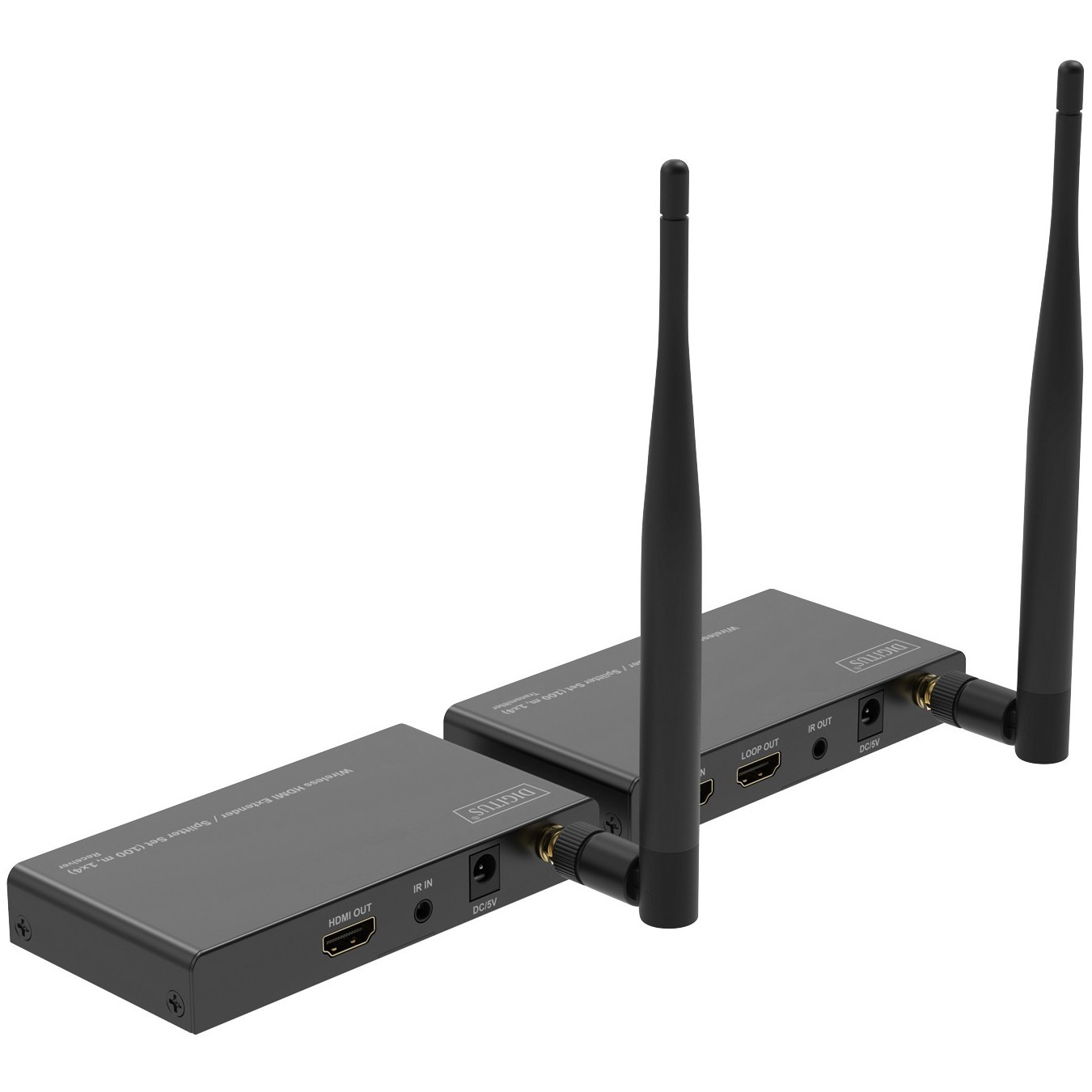 DIGITUS Wireless HDMI Extender Splitter Set 100m.1x4 - (1x4 outputs, Full HD) — Buy in Cyprus with Fast Delivery