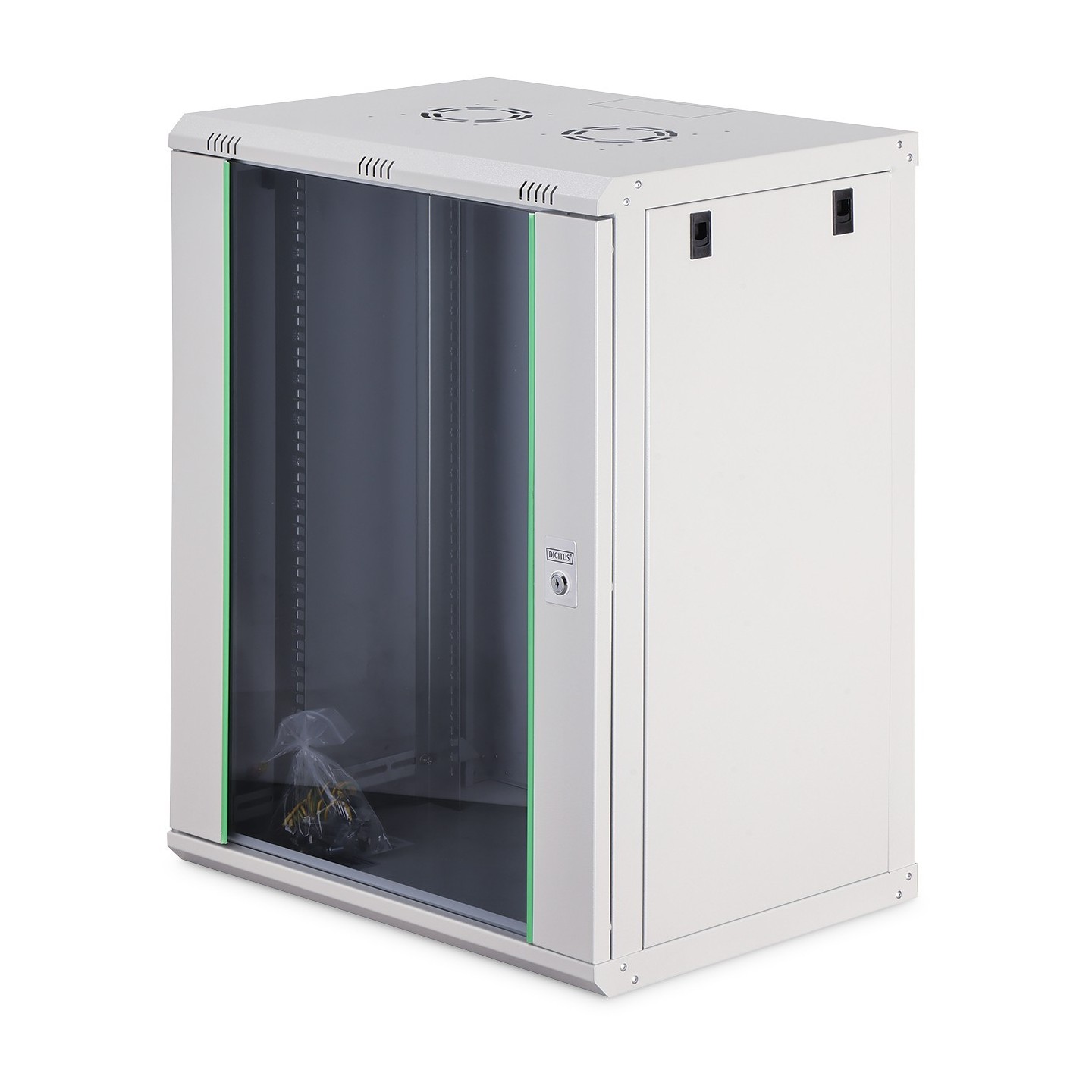 Digitus Wall-mount Enclosure - 19-inch 16U, 816.2x600x450 mm, Gray (RAL 7035) — Buy in Cyprus with Fast Delivery
