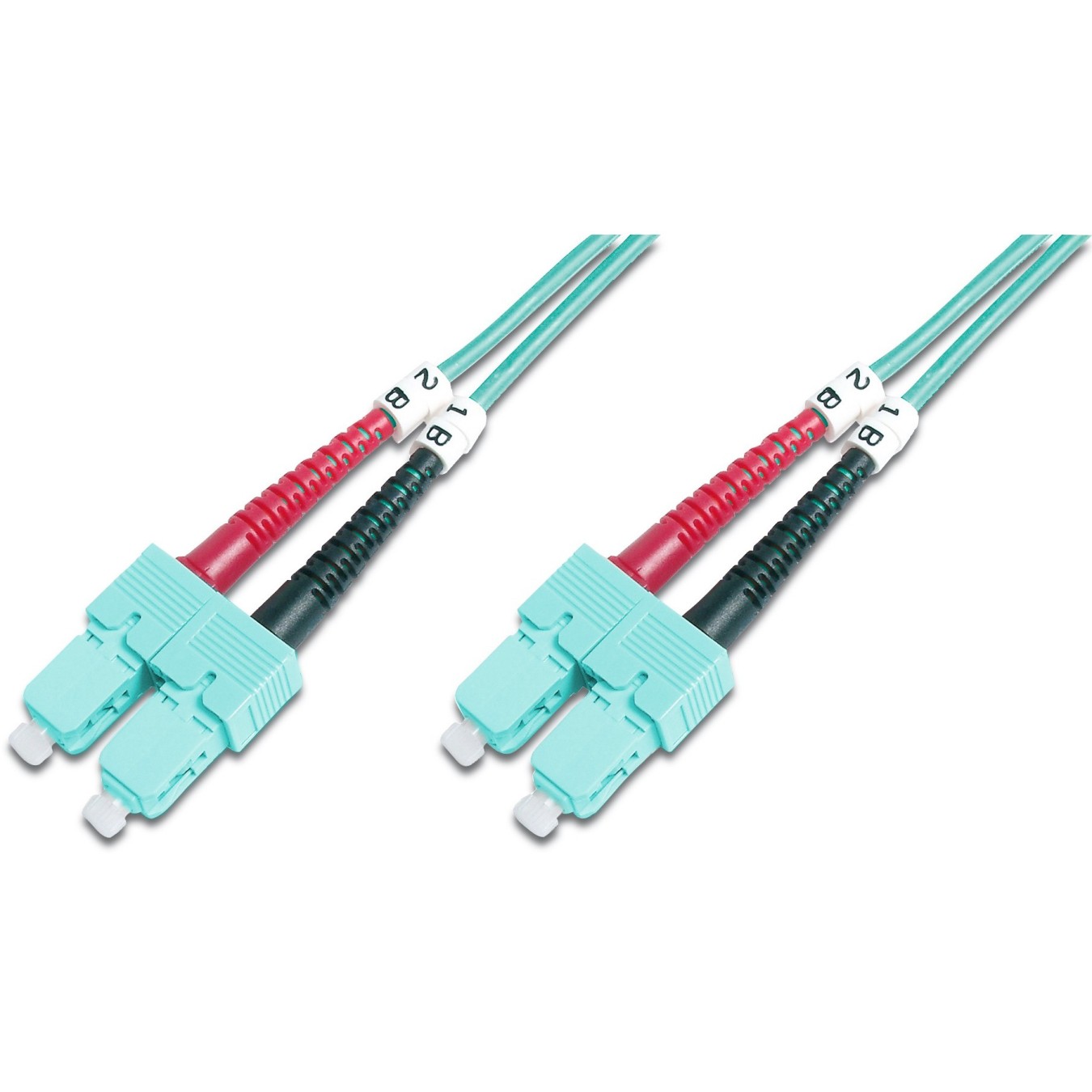 Digitus LWL Patch Cable SC to SC 2.0 m Multimode OM3 Duplex Aqua — Buy in Cyprus with Fast Delivery