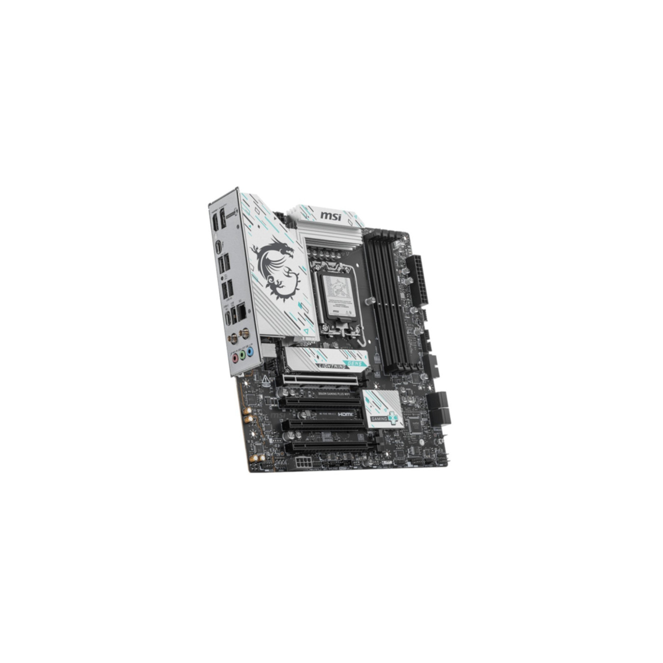 MSI B860M GAMING PLUS WIFI - LGA 1851 Micro-ATX Motherboard - DDR5 256GB, 4x DIMM, RGB, 5Gb LAN