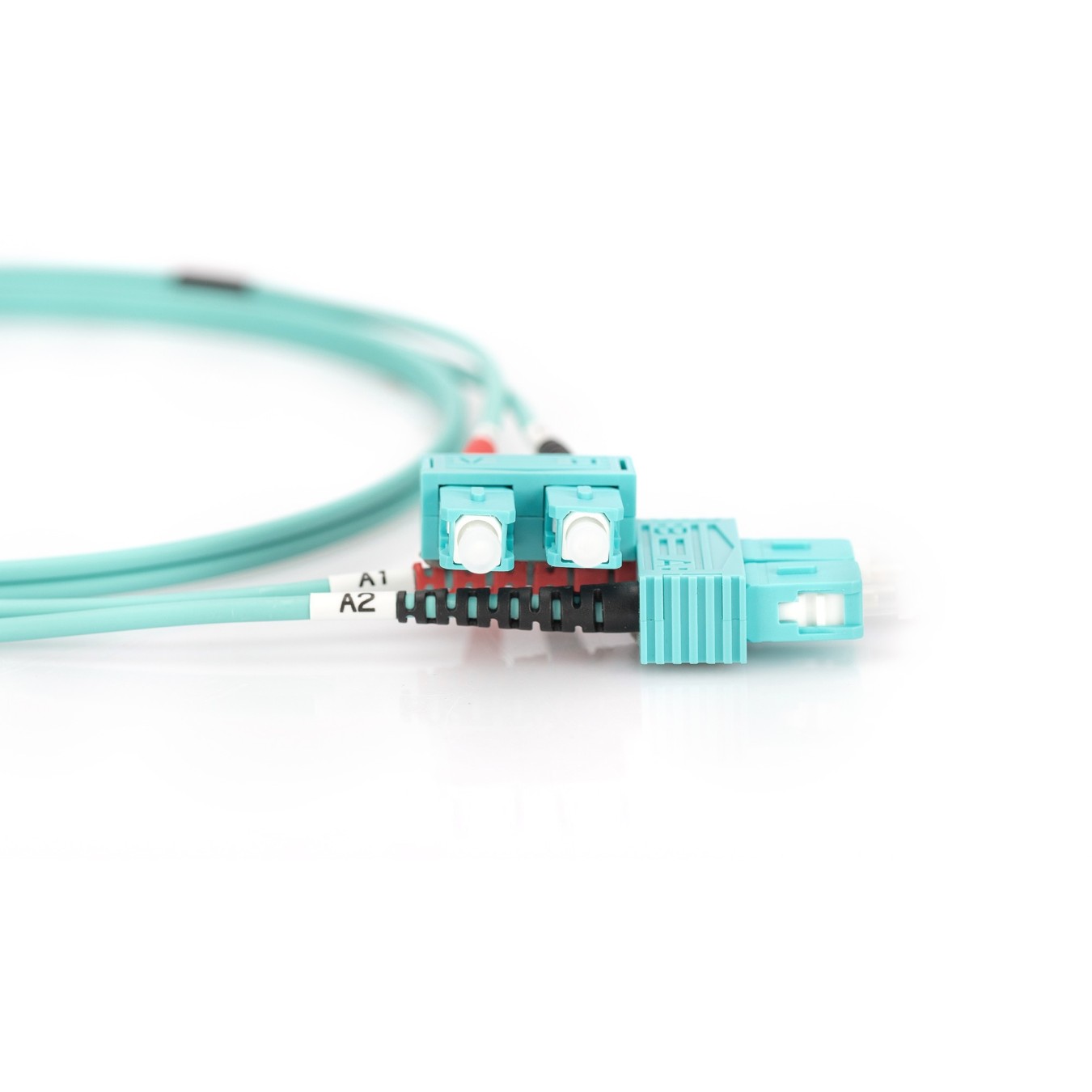 Digitus LWL Patch Cable SC to SC 2.0 m Multimode OM3 Duplex Aqua — Buy in Cyprus with Fast Delivery
