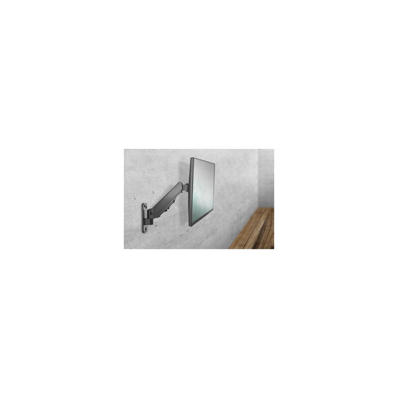 Monitor Wall Mount for 1 Monitor 17-32in - DA-90396 - Black Gas Spring — Buy in Cyprus with Fast Delivery