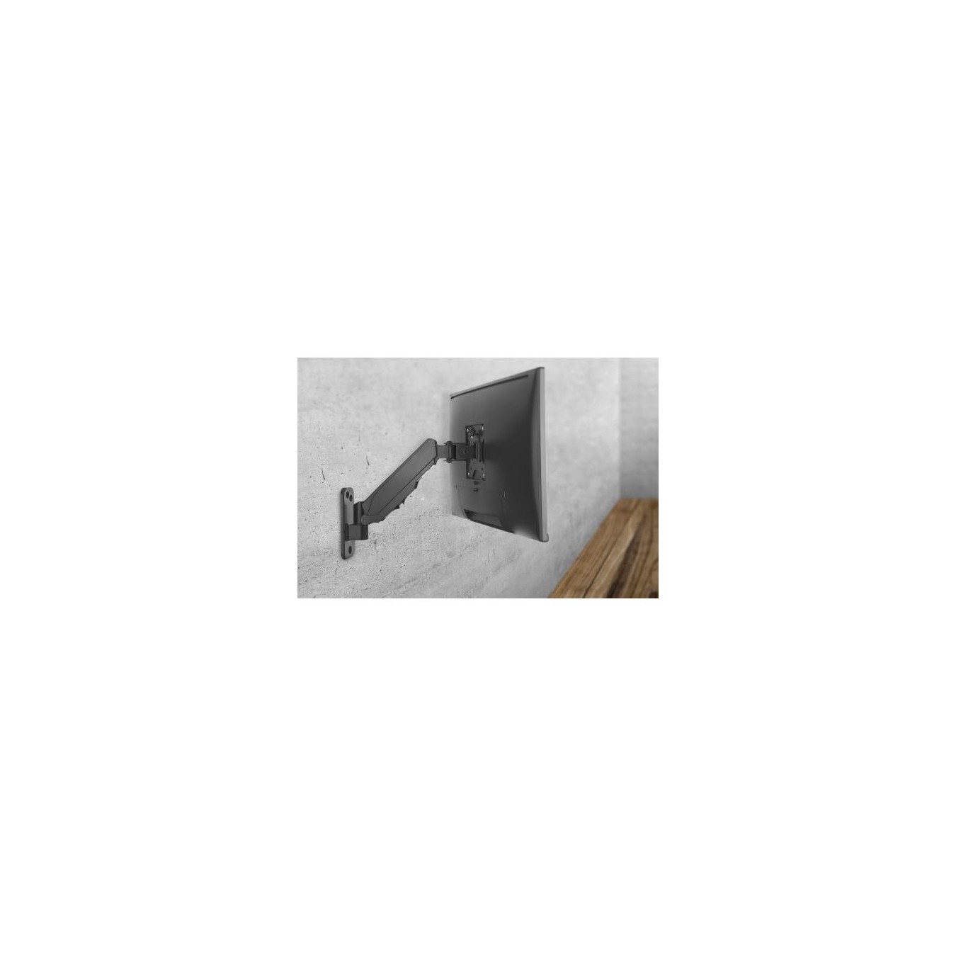 Monitor Wall Mount for 1 Monitor 17-32in - DA-90396 - Black Gas Spring — Buy in Cyprus with Fast Delivery