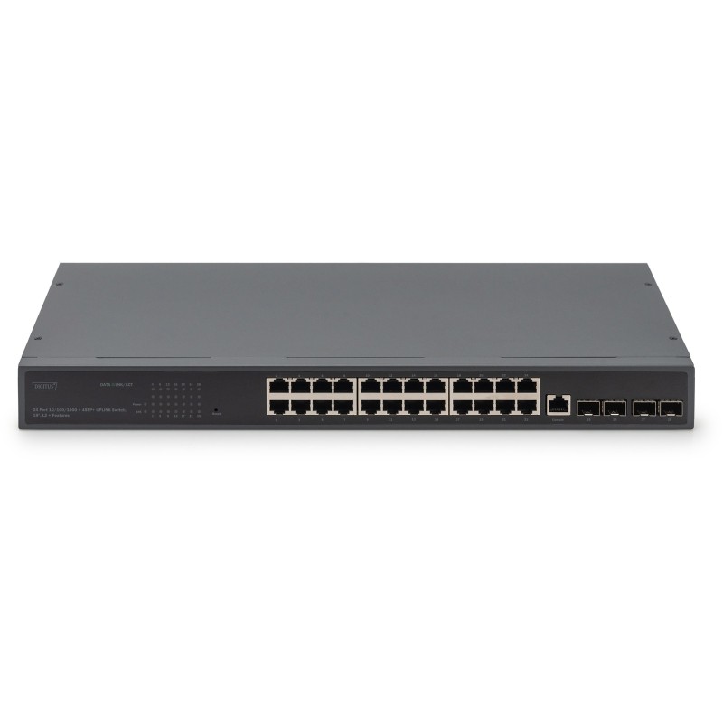 Buy Digitus 24-Port Gigabit Managed Switch with 4 SFP+ Uplinks - 19-inch Rack Mo... in Cyprus, Nicosia, Limassol, Larnaka, Pafos